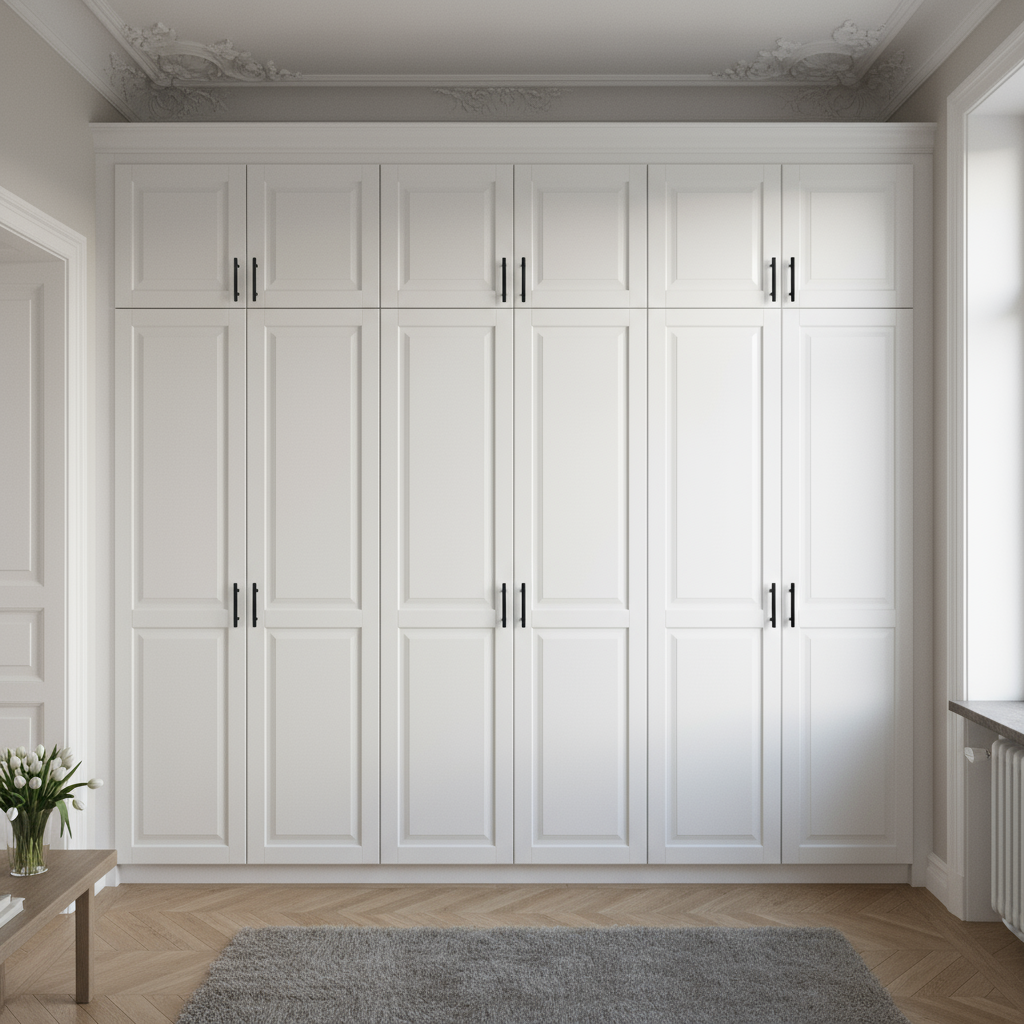 Handtag klassiskt, svart matt