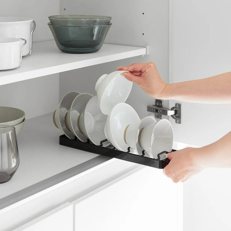 Svart skålstativ størrelse S med plass til opptil 7 små skåler