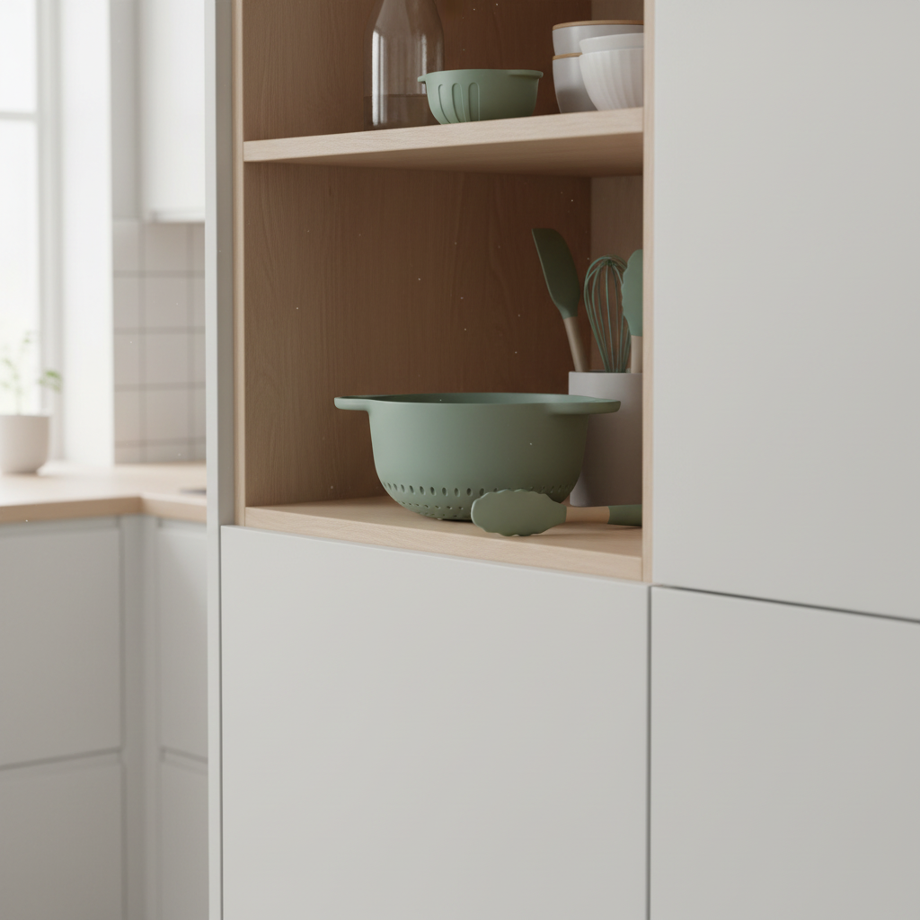 Mepal dørslag til skylling av grønnsaker og frukt på kjøkkenet