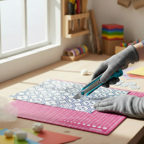 Anbefalt verktøypakke for fliser rosa