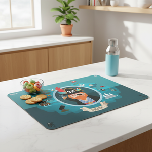 Snacktime på kjøkkenbenken