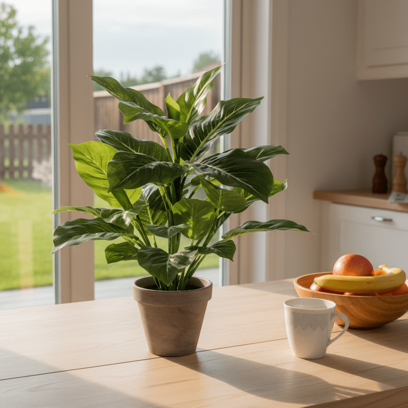 Spathiphyllum – kjøkkenbord