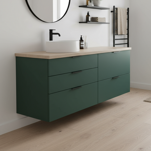 Uni matt mørk grønn kontaktplast