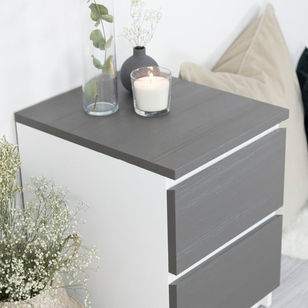 Quadro kontaktplast mörkgrå