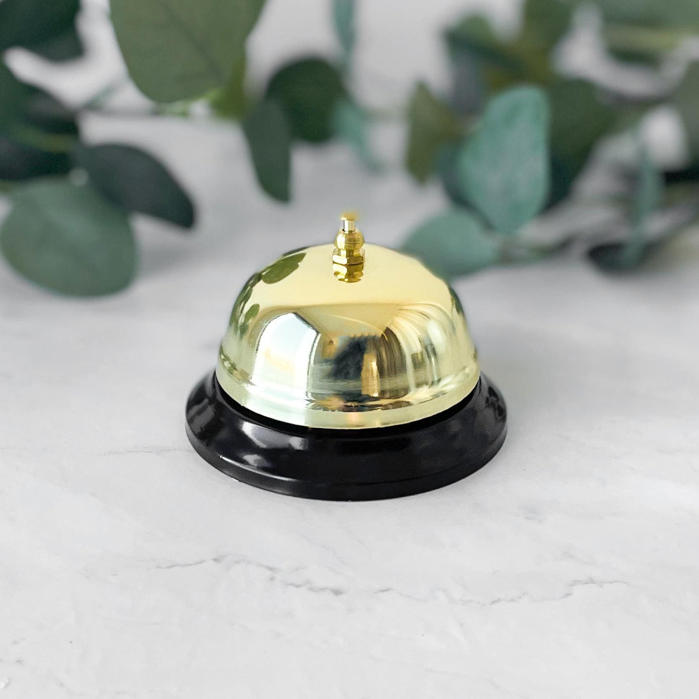 Receptionsklocka, guld