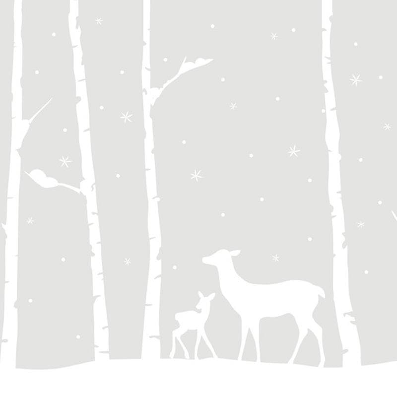 Limited Static Birch woods vindusfolie - Lindas Dekor