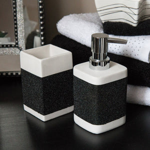 Glittersvart kontaktplast