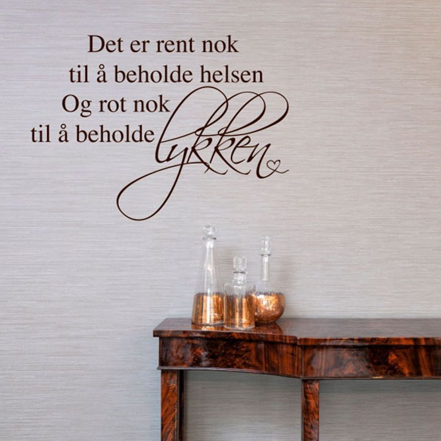 Det är tillräckligt rent för att hålla din hälsa
