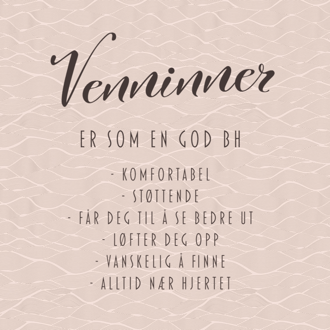 Morsomme papirservietter til jentekveld og venninnekveld