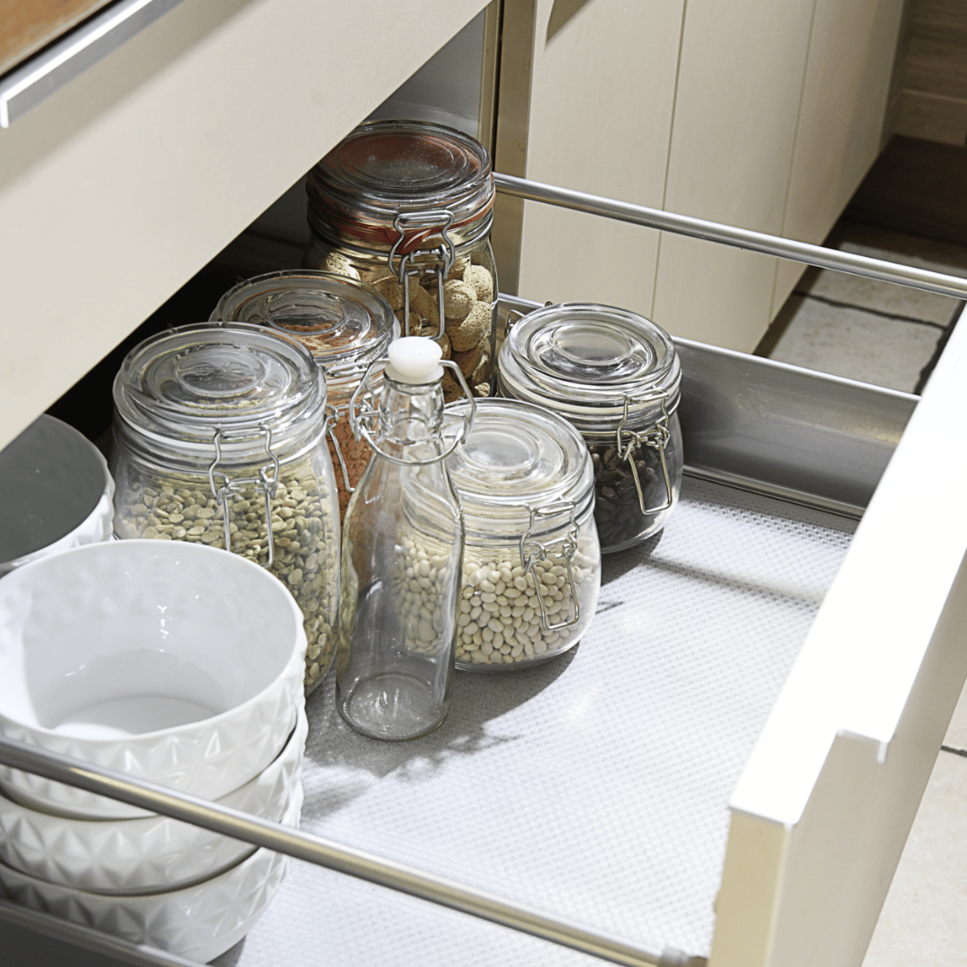 Lådinsats, transparent