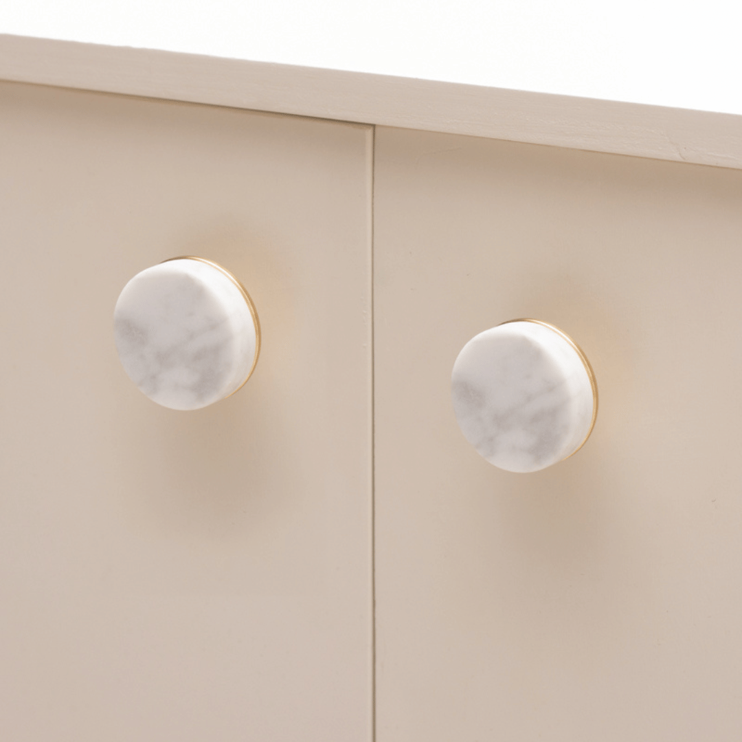 Parisknopp, marmor 28 mm