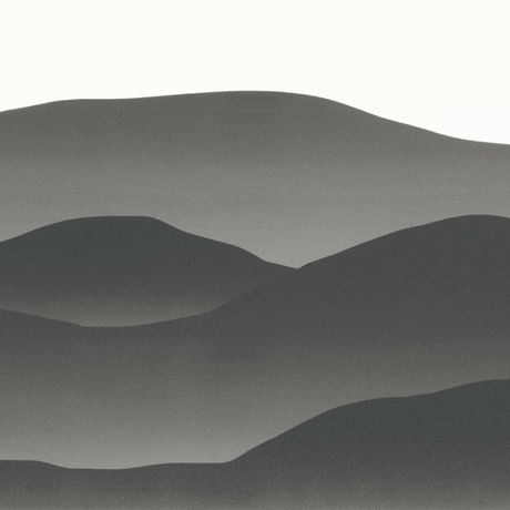 Static Premium Mountains vindusfolie 45x150 cm – frostet effekt med ruglete struktur